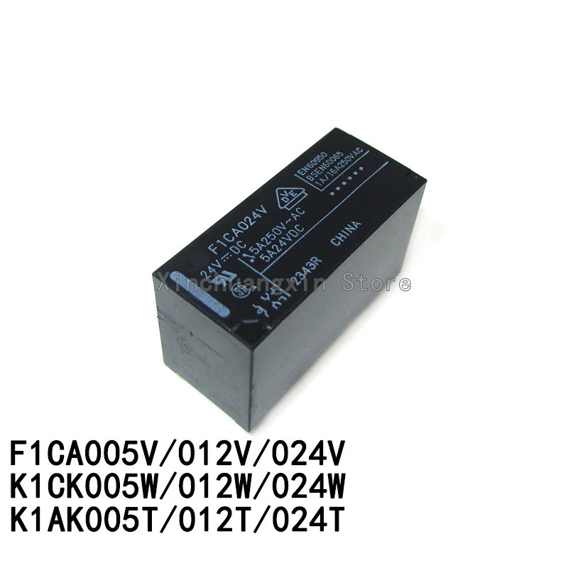 1-5PCS F1CA005V F1CA012V F1CA024V K1AK024T K1AK012T K1AK005T K1CK005W K1CK012W K1CK024W รีเลย์ไฟฟ้า