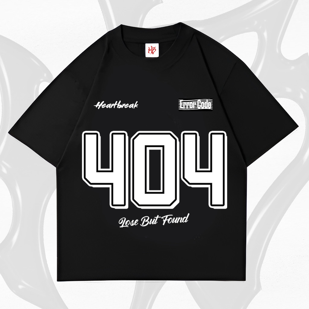 Heartbreak - เสื้อยืด Oversize Tee Top Oversize Error 404