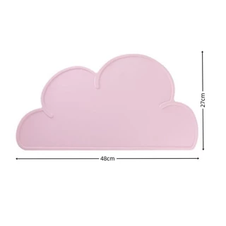 JUONUYIE แผ่นซิลิโคน, Cloud Shape กันน้ําเด็ก Place Mat, แบบพกพาทําความสะอาดง่ายลื่นฉนวนกันความร้อนแผ่นอาหารเย็น Gadget ครัว