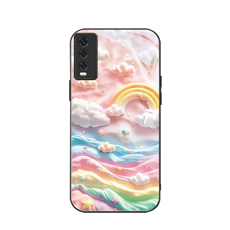 สําหรับ Vivo Y20/Vivo Y20i/Vivo Y20S/Vivo Y11s , Cloud Rainbow, บุคลิกภาพอินเทรนด์, เคสป้องกันโทรศัพ
