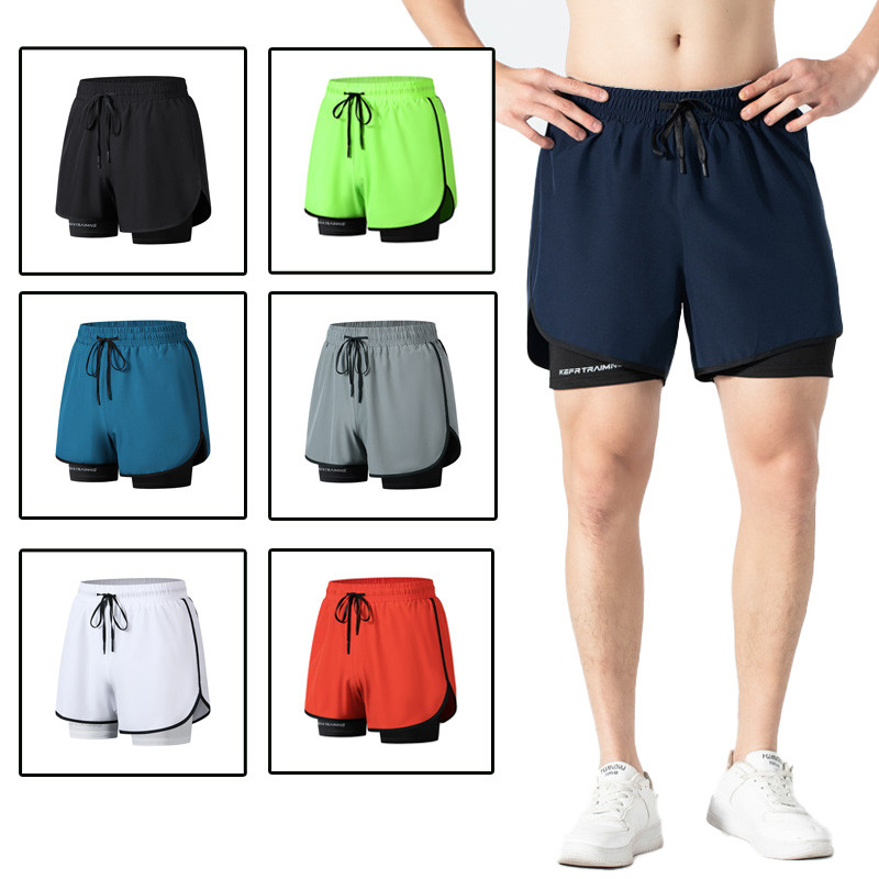 กางเกงกีฬาขาสั้น Unisex M-5XL แห้งไว ยืดหยุ่น สวมใส่ได้หลายโอกาส เช่น การว่ายน้ำ วิ่ง และออกกำลังกายที่บ้าน