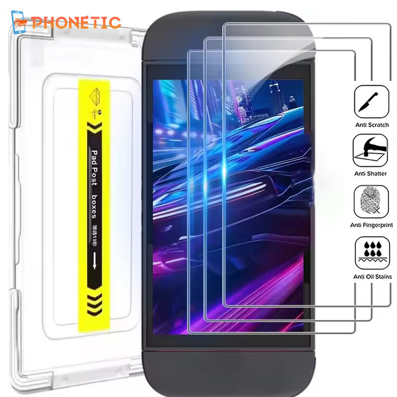 [AUTO&3C]พรีเมี่ยมเข้ากันได้สําหรับฟิล์มกันรอยหน้าจอ Switch 2 พร้อมระบบเคลือบอัตโนมัติ - ฟิล์มกันรอย