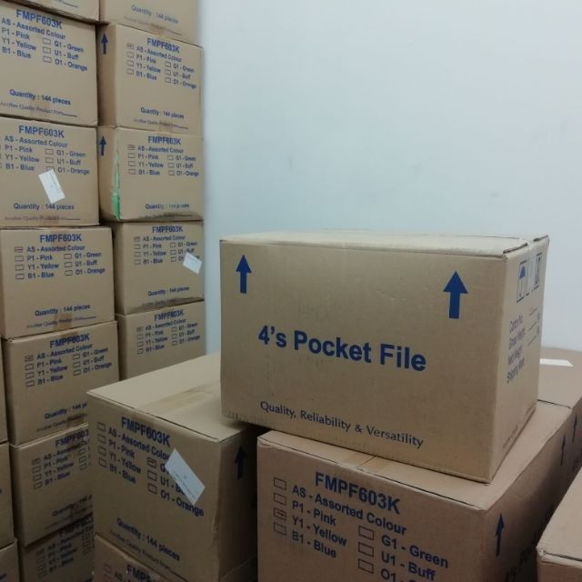 1BOX=144PCS ! ! !LION FILE POCKET FILE MF603 **1BOX=144PCS** (PRICE สําหรับ 1 กล่อง)