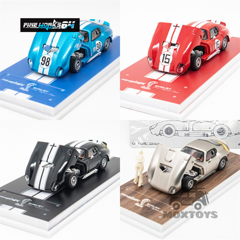 Fine Works64 1:64 shlby Daytona Limited999 รถโมเดลDiecast