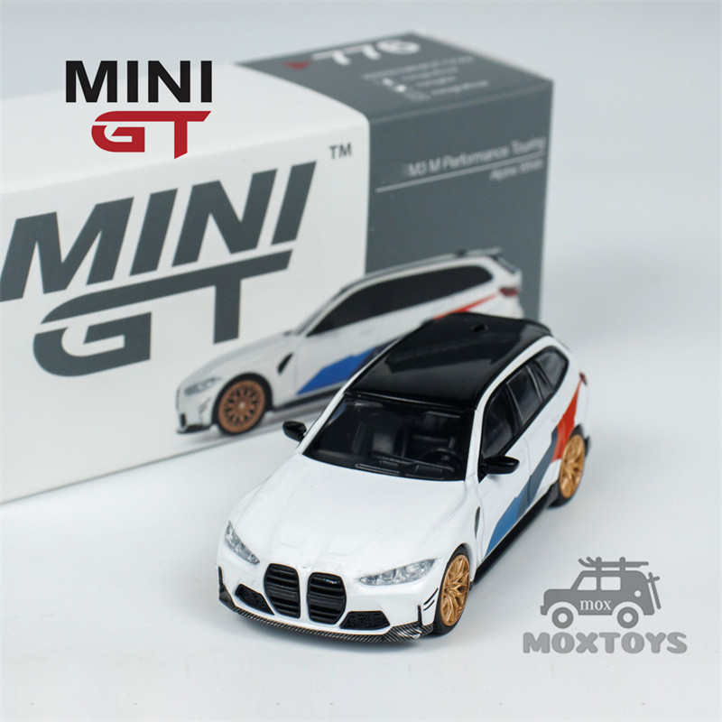 Mini GT 1:64 M3 M Performance Touring Alpine White รถโมเดลDiecast