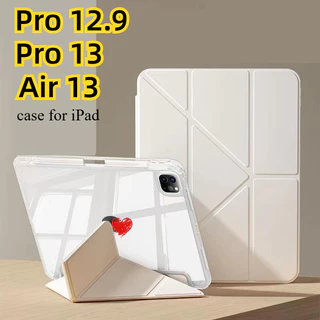 [ประเภท Y] เคสไอแพด air13 Pro12.9 2018 2020 2021 2022 case for ipad Air6 13" M2 2024 Pro13" 2024 M4เคสอะคริลิก