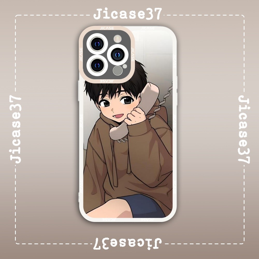 เคส iPhone Square Edge Samsung Xiaomi Oppo Manhwa boylove ตัวละคร Passion Taeui vs Ilay