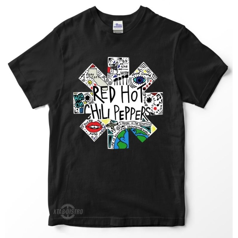 RED HOT CHILLI PEPPERS CALIFORNICATION เสื้อยืดวงดนตรี rhcp rock โลหะ