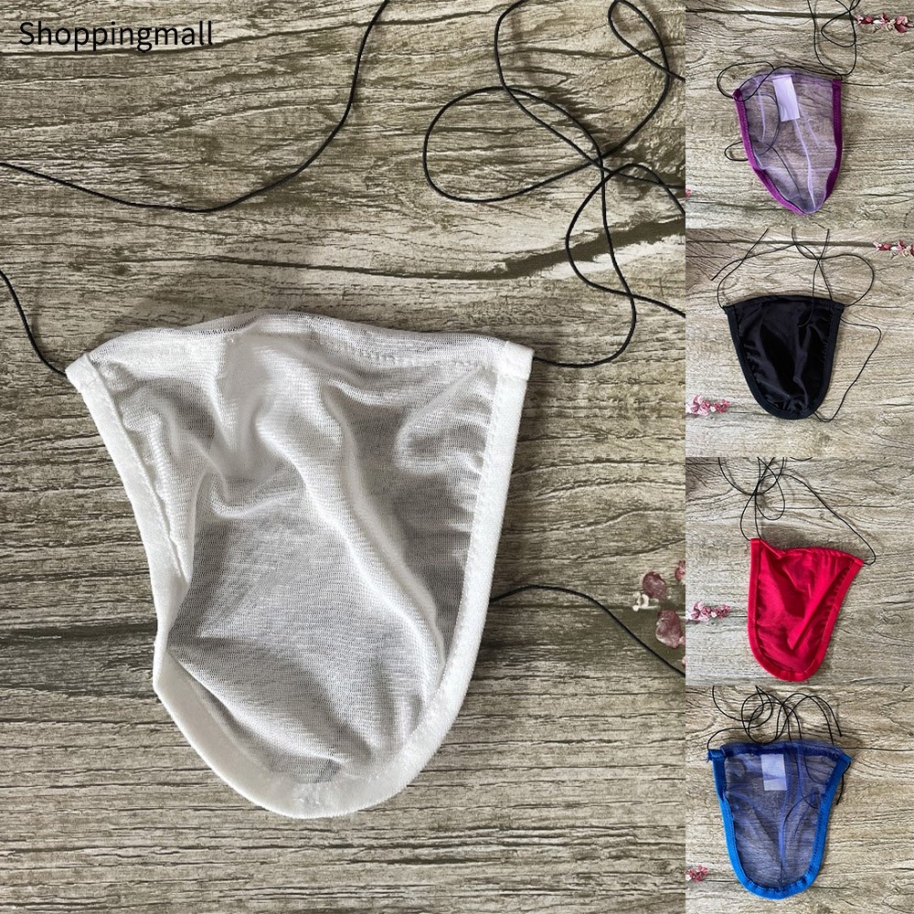 [BETL] Mens Sexy Lace Up Pouch G-String Sheer บิกินี่บางเฉียบกางเกงทองชุดชั้นใน
