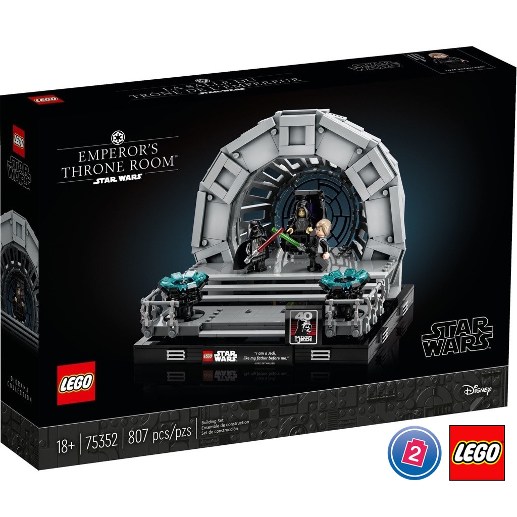 เลโก้ LEGO Star Wars 75352 Emperor's Throne Room Diorama