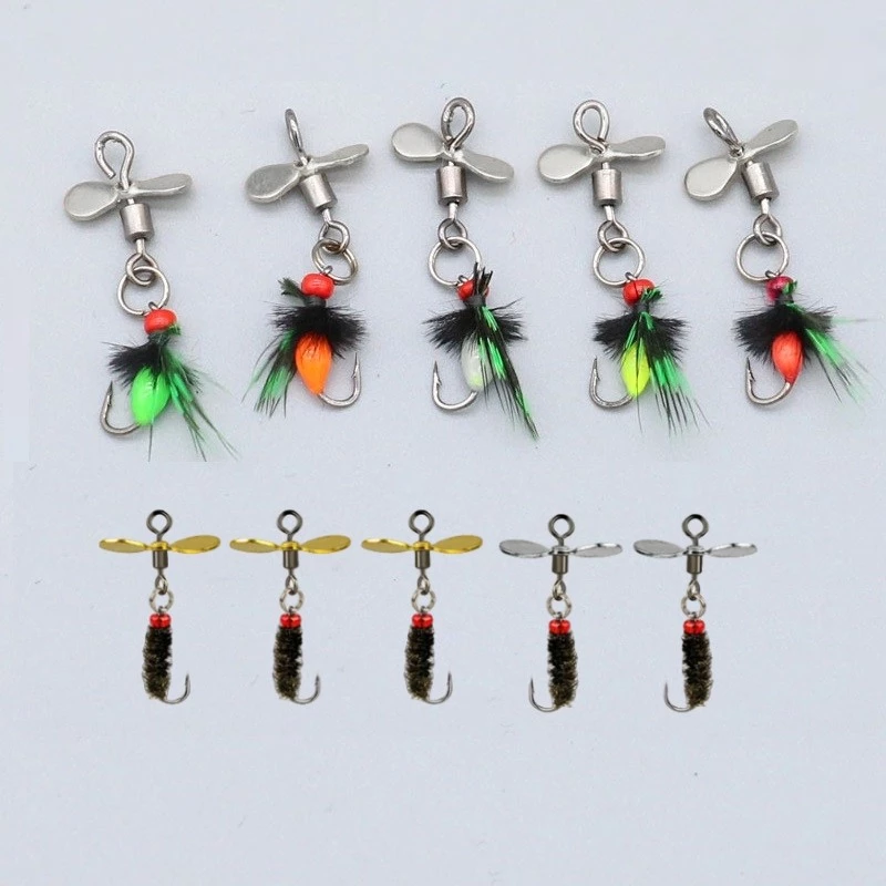【CUNDA】🔥Flying Fly ซุปเปอร์มินิน่ารัก ตะขอล่อตกปลาไมโคร ตะขอแมลงจําลอง พร้อมเลื่อมหมุน ดึงดูดความสนใจของปลาได้เป็นอย่างดี เหยื่อตกปลา พร้อมตะขอ เหยื่อปลอม เหยื่อตกหมึก เหยื่อตกปลาหน้าดิน เหยื่อปลอมตกปลาช่อน เยื่อปลอมตกปลา เหยื่อตกปลาปลอม