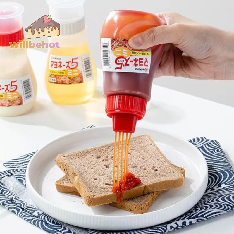 [WillbehotT] ขวดซอสน้ํามันปรุงรส 5 หลุมสําหรับซอสมะเขือเทศ JamMayonnaise Olive Oil Squeeze Dispenser อุปกรณ์ครัวเครื่องมือ [ใหม่]