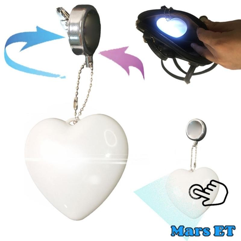Purse Heart LED Light Handbag Lamp Automatic Motion Activated Purse for Women