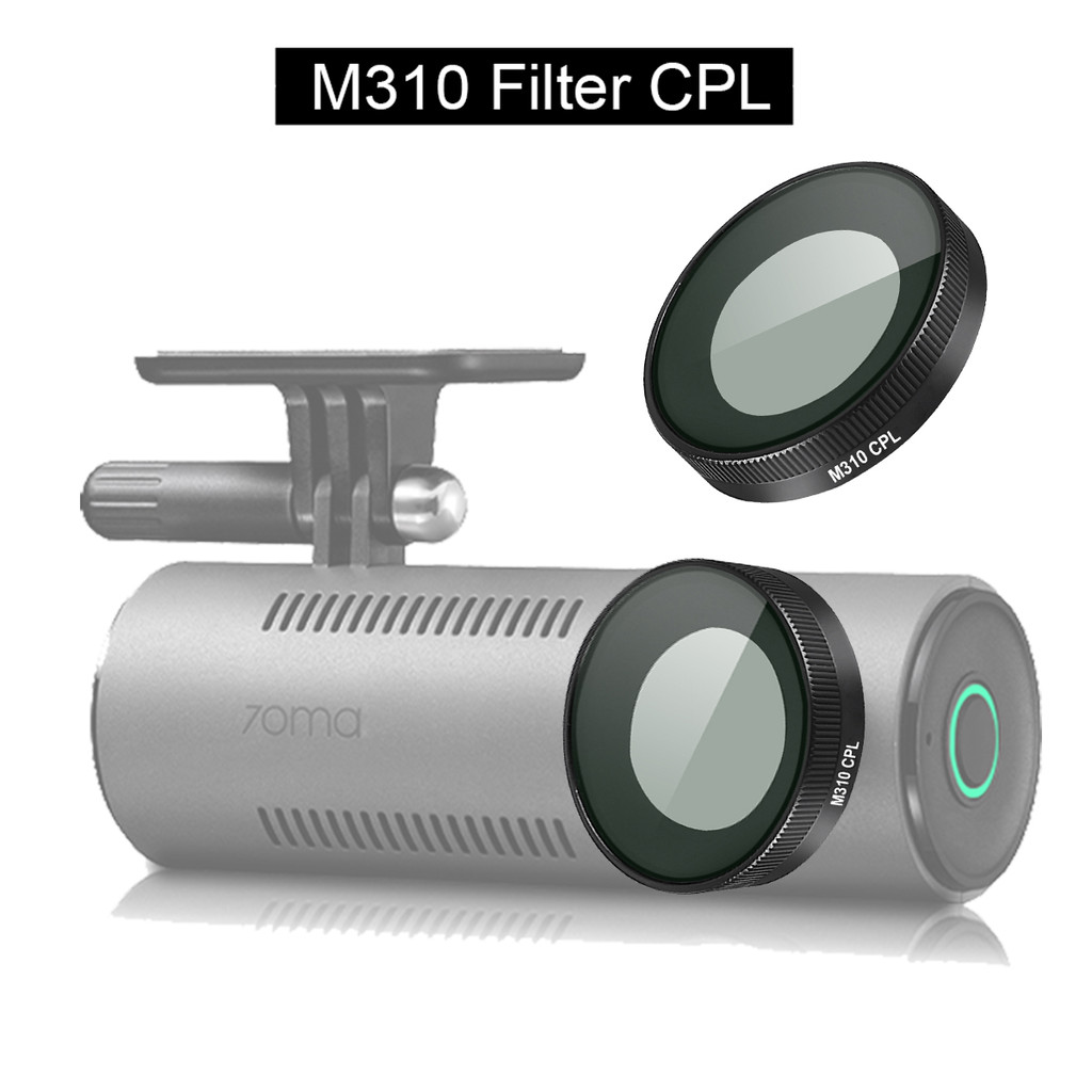 สําหรับ 70mai Dash Cam M310 HD เลนส์ป้องกันฝุ่น Anti Glare CPL Filter สําหรับ 70mai M310 VHB สติกเกอ