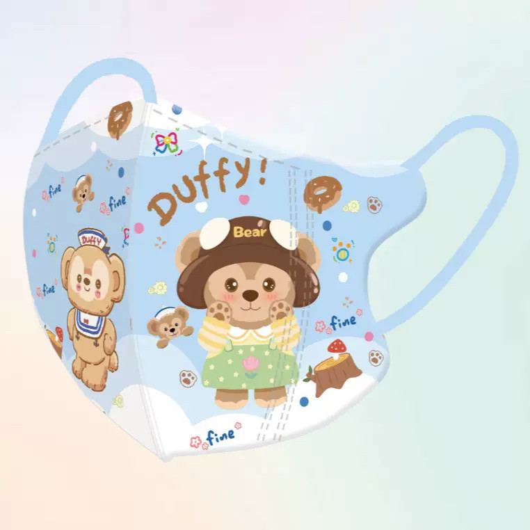 หน้ากาก 3D สำหรับเด็กอายุ 3-12 ปี 50 ชิ้น สุ่มสีสันสดใส ใช้แล้วทิ้ง พกพาสะดวก - รูปที่ 3