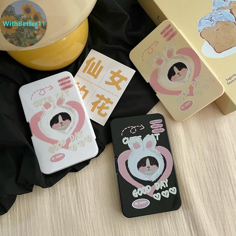 Better 1 PC กล่องใส่คอนแทคเลนส์พร้อมกระจกผู้หญิง Mini Eyes คอนแทคเลนส์คอนเทนเนอร์กล่องกระเป๋าสําหรับ