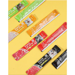2025 100 packs ขนมแถบแมวโภชนาการสี่รสรุ่นใหม่