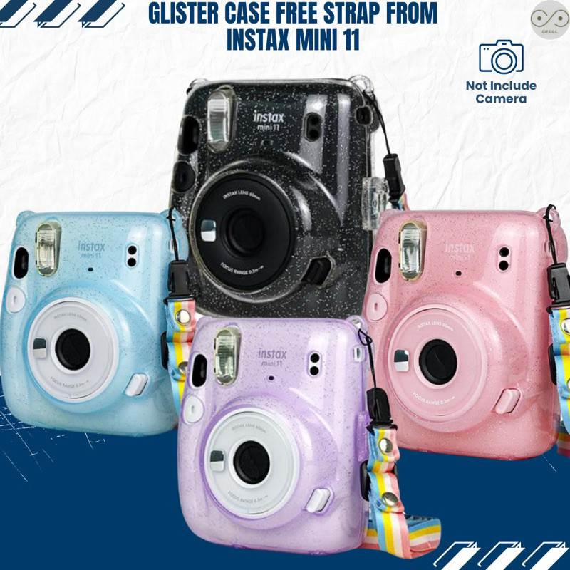 CASE CASING INSTAX MINI 11 ฟรีสายสะพาย/HARDCASE INSTAX MINI 11/GLISTER CASE