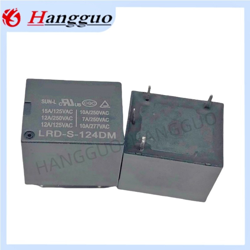 ใหม่ LRD-S-112DM ; LRD-S-124DMT ; (T73-1A-24V/12V-7A/12A) รีเลย์ 4pins