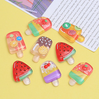 การ์ตูนการ์ตูนน้ําแข็งใสผลไม้ไอศครีมแฮนด์เมดทําเองครีมกาวเรซ…