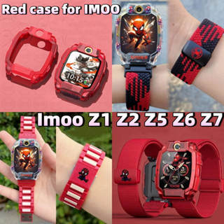 [สต๊อกพร้อม]Spiderman Series Strap + เคสป้องกัน Imoo Z1 Z2 Z…
