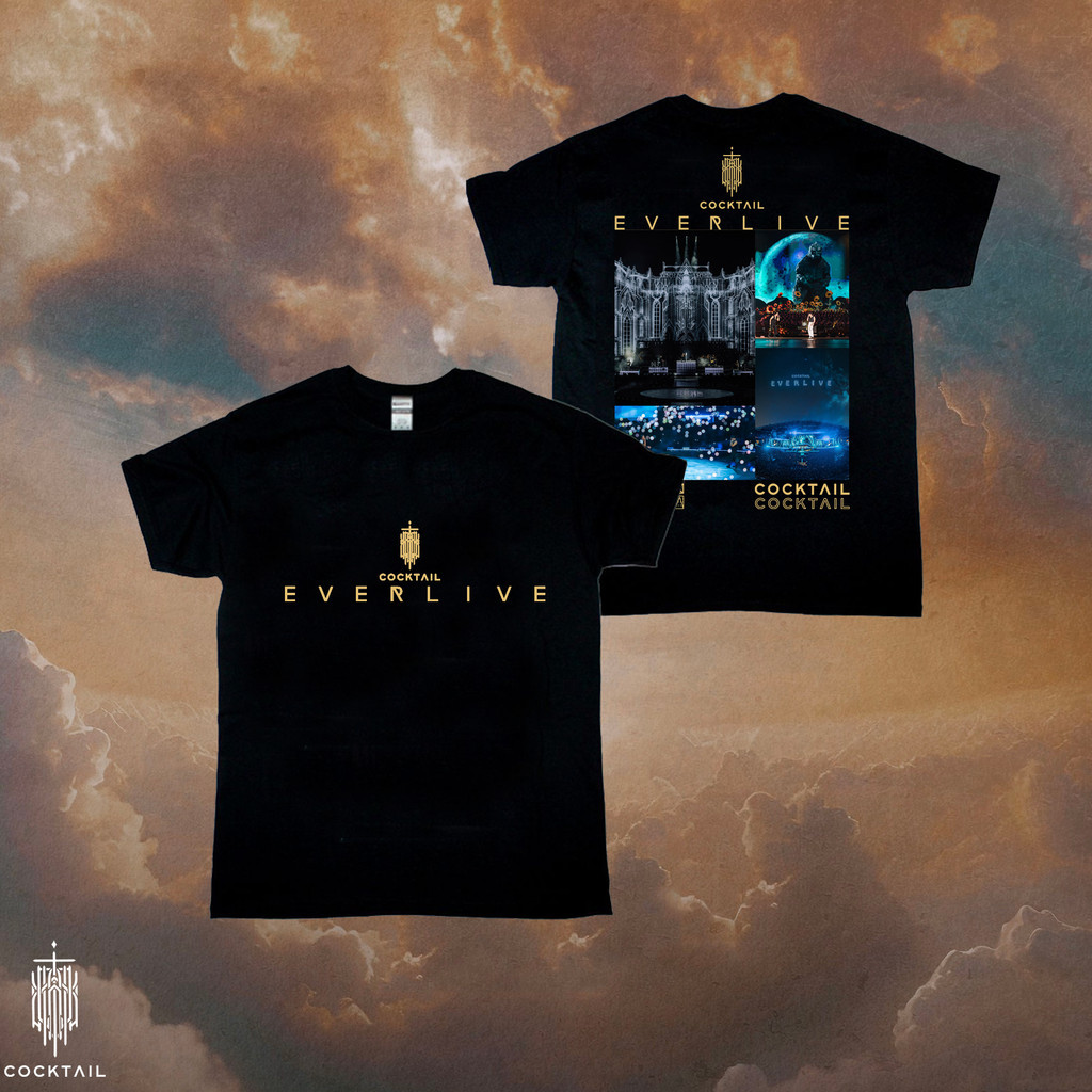 2025 Cocktail Band Ever Tour T Shirts วงดนตรีออกแบบคอนเสิร์ตเสื้อยืดสำหรับผู้ชายและผู้หญิง S-5XL เสื