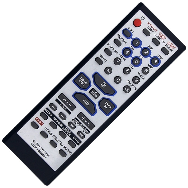 N2QAHB000057 รีโมทคอนโทรลเข้ากันได้กับ Panasonic Audio SC-AK330 SC-AK333 SC-AK230 SA-AK230 SB-AK230 SA-AK333 อะไหล่