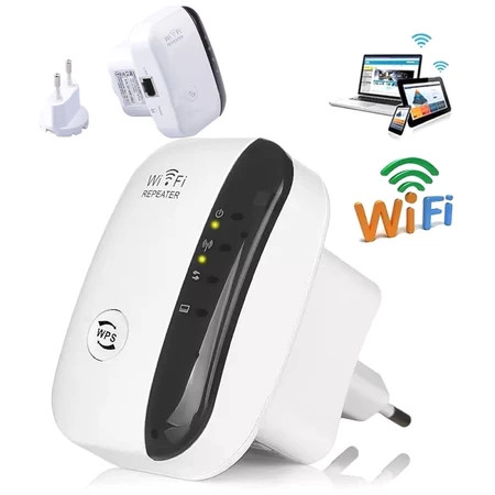 Wifi Repeater ตัวกระจายสัญญาณไวไฟ 300 Mbps เราเตอร์ขยายสัญญาณ WiFi