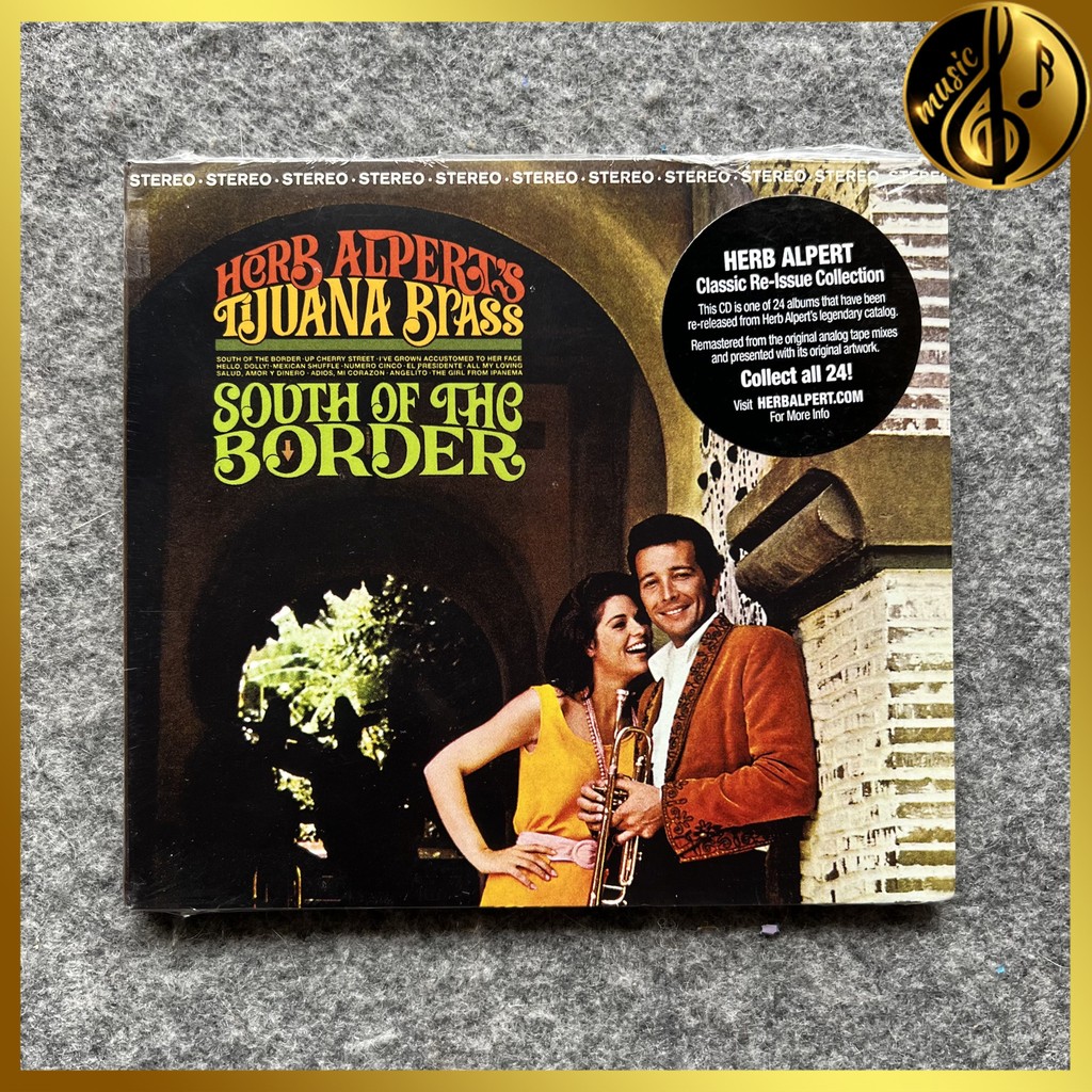 Herb Alpert & The Tijuana Brass South Of The Border CD Album [ปิดผนึก] ใหม่เอี่ยม 1Z02848 PH2