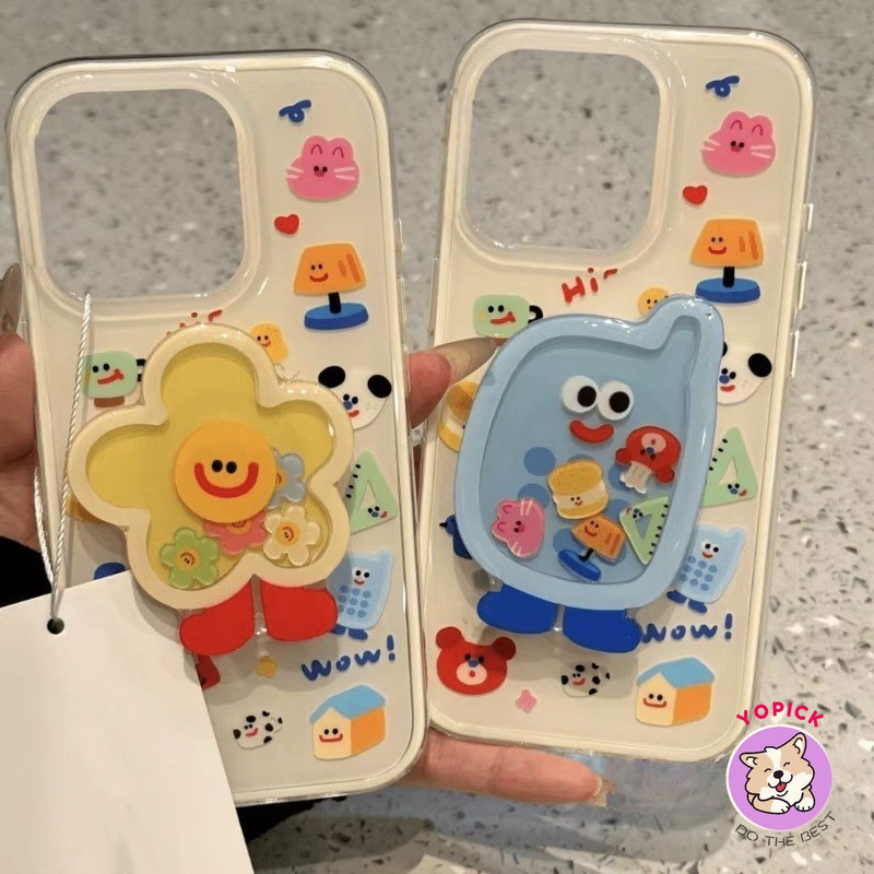 เคสโทรศัพท์ลาย Graffiti วาดด้วยมือสําหรับ IPhone 11 12Pro 13 14Plus 15Pro Max 16Plus 16Pro XR XS Max 7 8Plus พร้อมโซ่เชือกแขวนเคสโทรศัพท์สาวฤดูใบไม้ผลิ BB