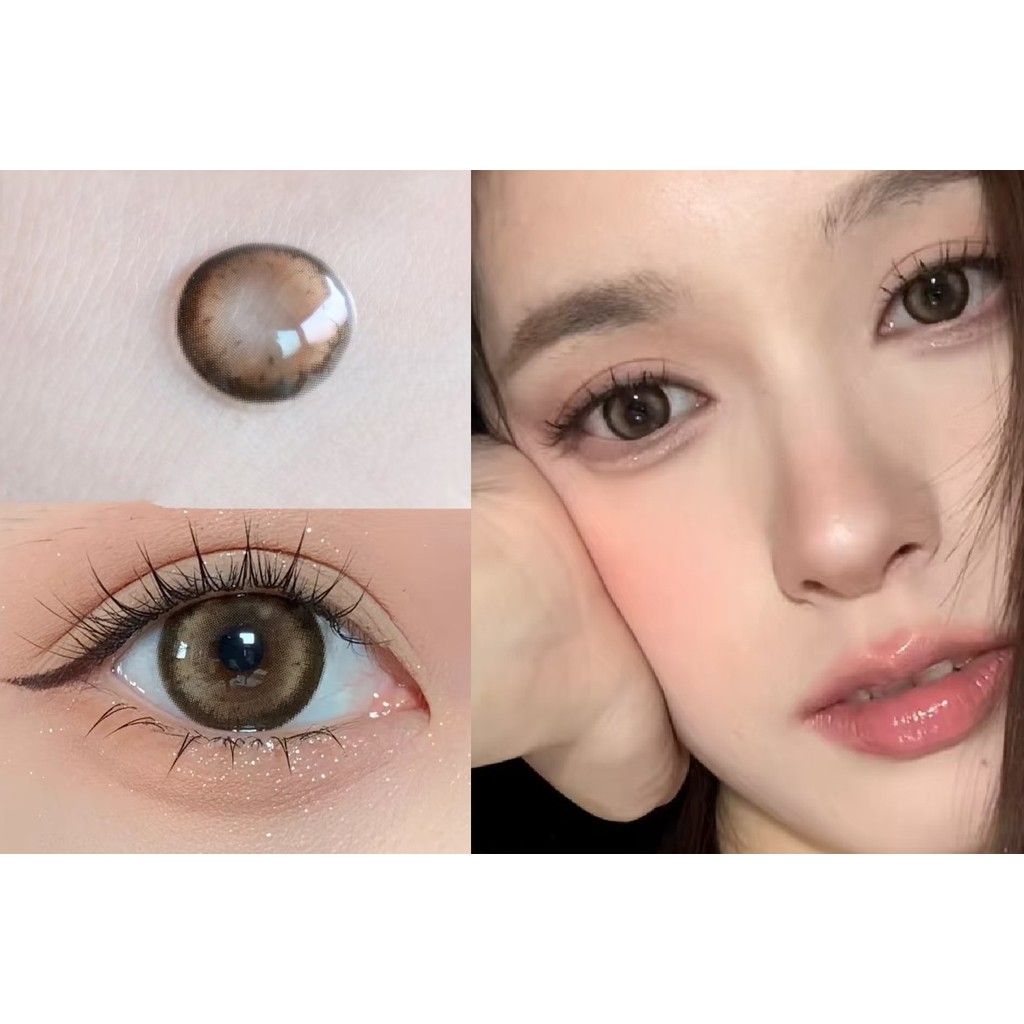 (2025.มิถุนายน29th)QSQIU Series,Yesmoon Brand ,Big Size ,14.50mm,(เกรด 0-8.00), คอนแทคเลนส์ 6 เดือนใ