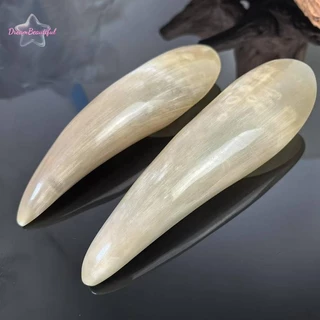 <DBFl-t> 1PC ธรรมชาติ Buffalo Horn ความเครียด Guasha เครื่องมือนวดฝังเข็ม SPA Gua Sha นวดขูด Board ใหม่