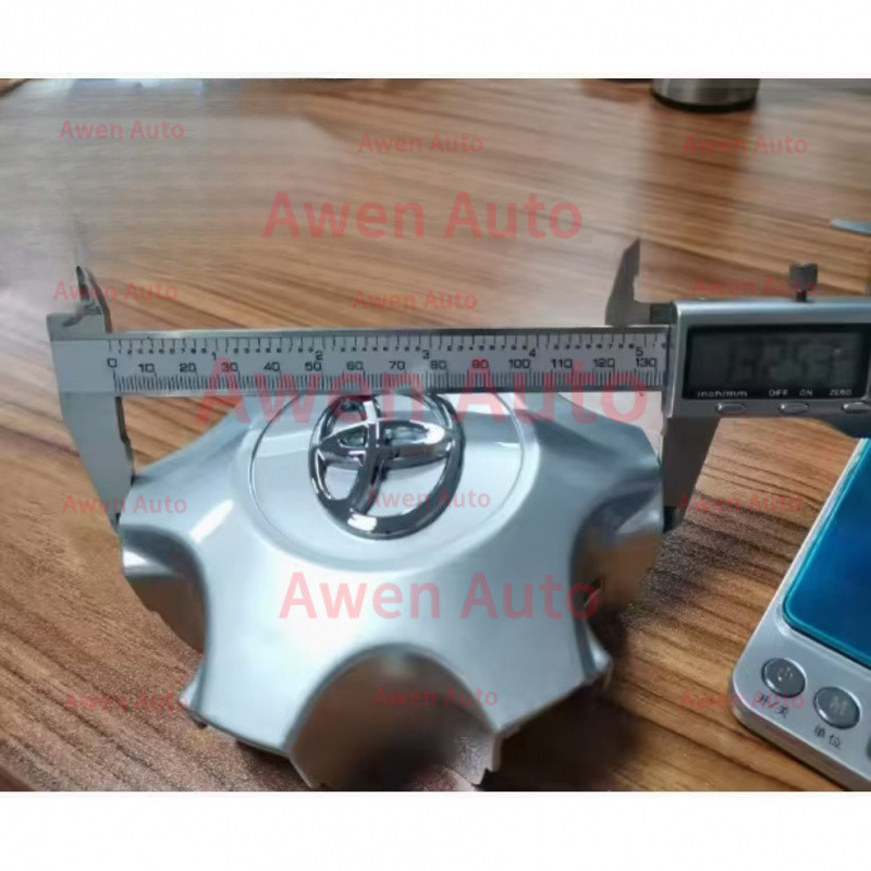 1 ชิ้น/4Toyota Fortuner 2011 ถึง 2015 Silver Center Cap รถล้อ Hub - รูปที่ 3