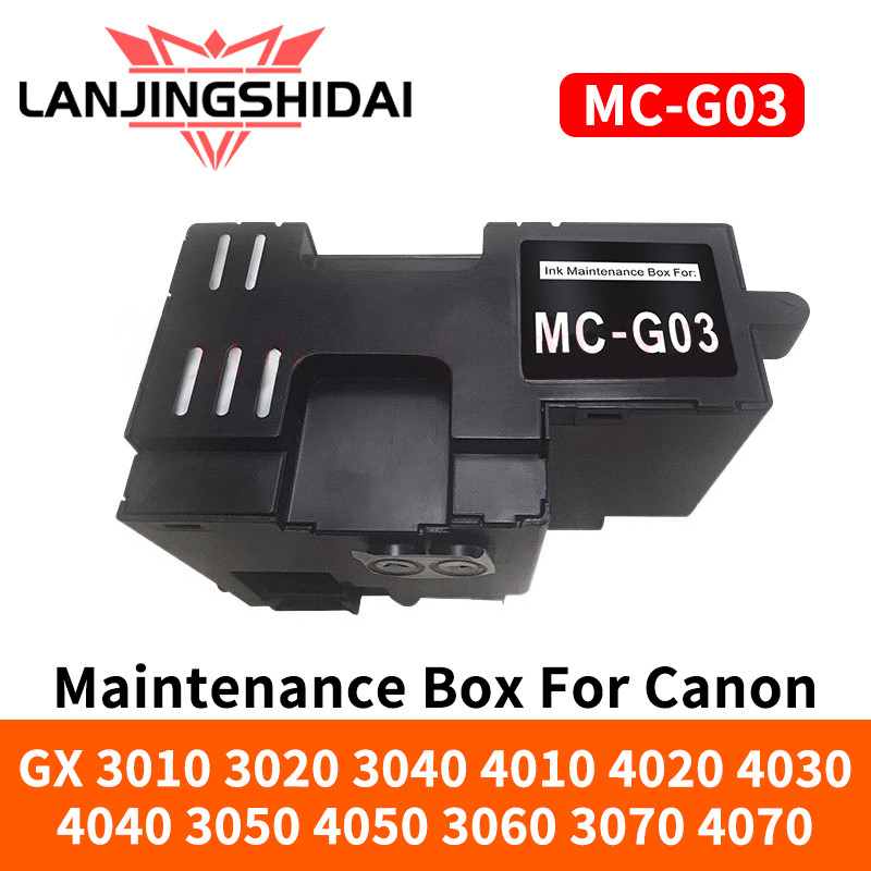 MC-G03 กล่องบํารุงรักษาถังสําหรับ Canon PIXMA GX3010 GX4010 GX3020 GX4020 GX4030 GX3040 GX404040 GX3