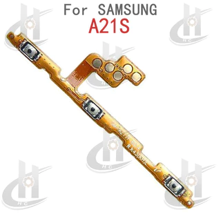 สําหรับ Samsung Galaxy A21S A217F SM-A217F ปริมาณด้านข้างปุ่ม Flex Cable Keys ปุ่มปิดระดับเสียงขึ้นลงปุ่มด้านข้างเปลี่ยนส่วน