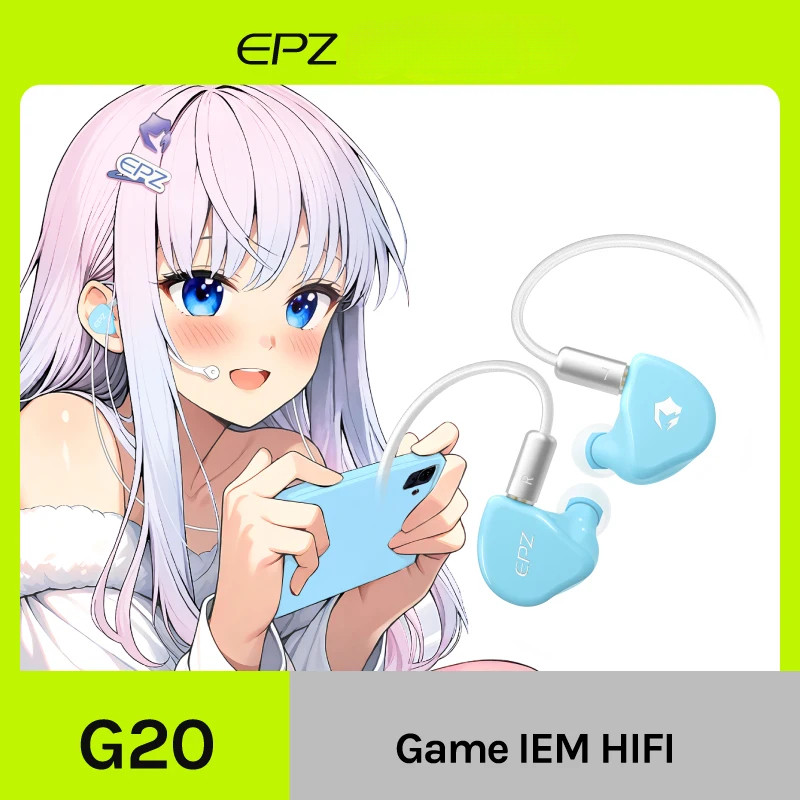Epz G20 หูฟังแบบมีสาย HIFI เพลง IEM หูฟังชนิดใส่ในหูชุดหูฟังประเภท C 1.8 มม./3.5 มม.สายหูฟัง ราคา ถูกที่สุด ดีลบีเคเค รูปภาพหลัก