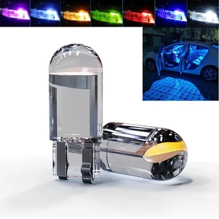 หลอดไฟหรี่ ขั้วT10 หลอดไฟติดป้ายทะเบียนรถยนต์ T10 W5W Cob 194 168 Led 1 ชิ้น