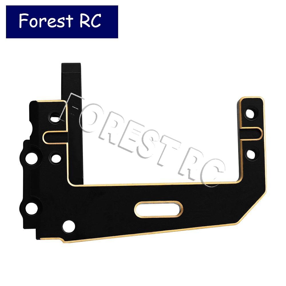 ทองเหลือง Servo Mount สําหรับ Vanquish Phoenix D257 H10 Optic 1/10 RC Crawler อัพเกรดอะไหล่