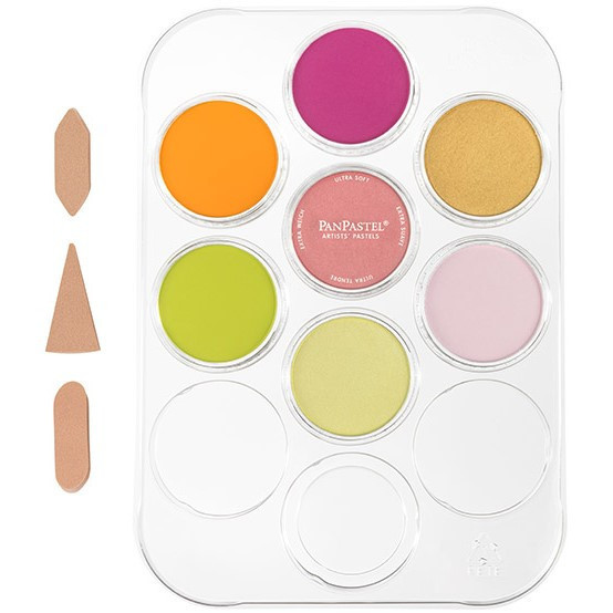PanPastel Ultra Soft Artist Pastel Set 9ml 7/Pkg - ชุดระบายสีดอกไม้ Lia Griffith