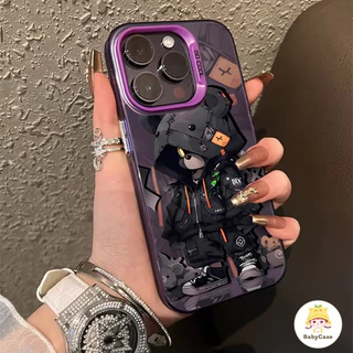 เทรนด์แฟชั่นเย็นหมีอ่อนนุ่ม เคสไอโฟน11 13 16 15 17 12 14 Pro Max 7Plus 16Plus 8Plus XR 7 8 16 14 15Plus X XS Max SE 2020