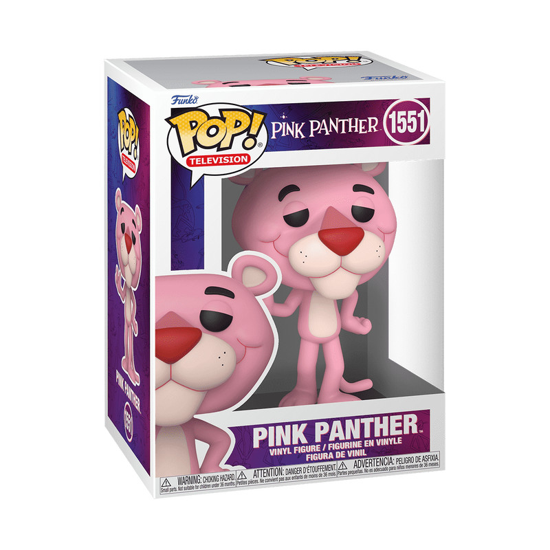 [ของแท้อย่างเป็นทางการ] Funko POP Pink Panther ตุ๊กตารูปของขวัญกล่องตาบอดเครื่องประดับ815741 Pink Pa