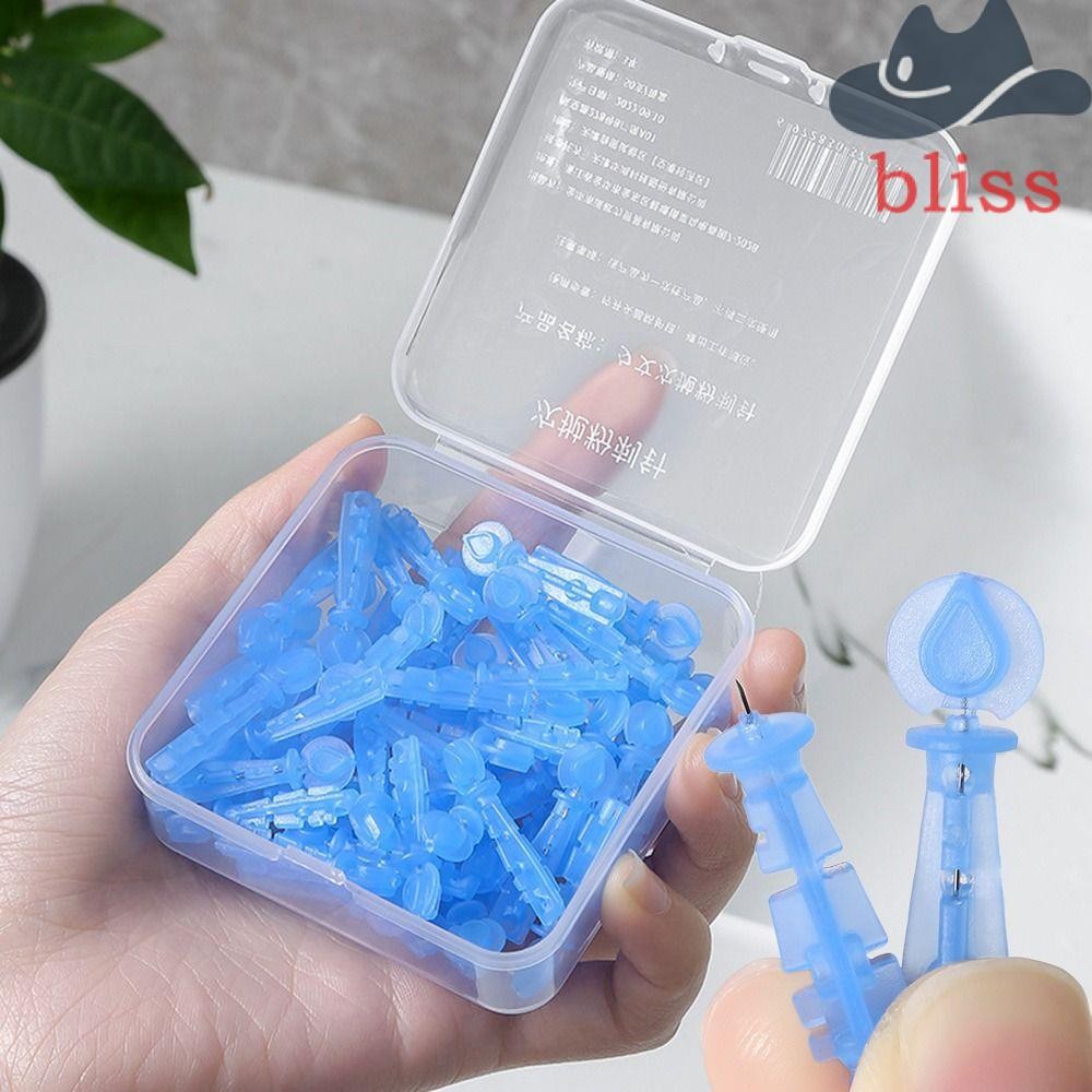 Bliss 50 ชิ้น/กล่องทิ้งเข็มสิว, Blackhead Remover Skin Care Blackhead Remover เครื่องมือ, Fat Grain Pimple Pins Blemish Extractor Professional Pimple Pins ใช้ในบ้าน