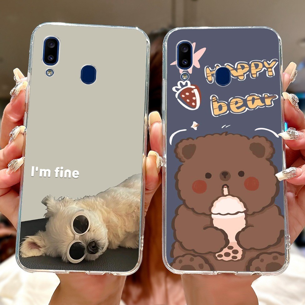 สําหรับ Samsung A30 SM-A305F ปกหลังสําหรับ Samsung Galaxy A30 กรณีแฟชั่นผีเสื้อดอกไม้น่ารักการ์ตูนแมว Cool ตลกเคสโทรศัพท์ ราคา ถูกที่สุด ดีลบีเคเค แกลเลอรีภาพที่ 5