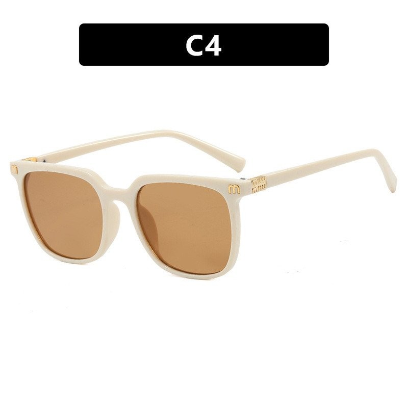 แว่นกันแดด แว่นกันแดดป้องกันรังสี UV แฟชั่นบุคลิกภาพ Xiaohongshu ทันสมัย แว่นกันแดดทรงสี่เหลี่ยม 5H8I - รูปที่ 7