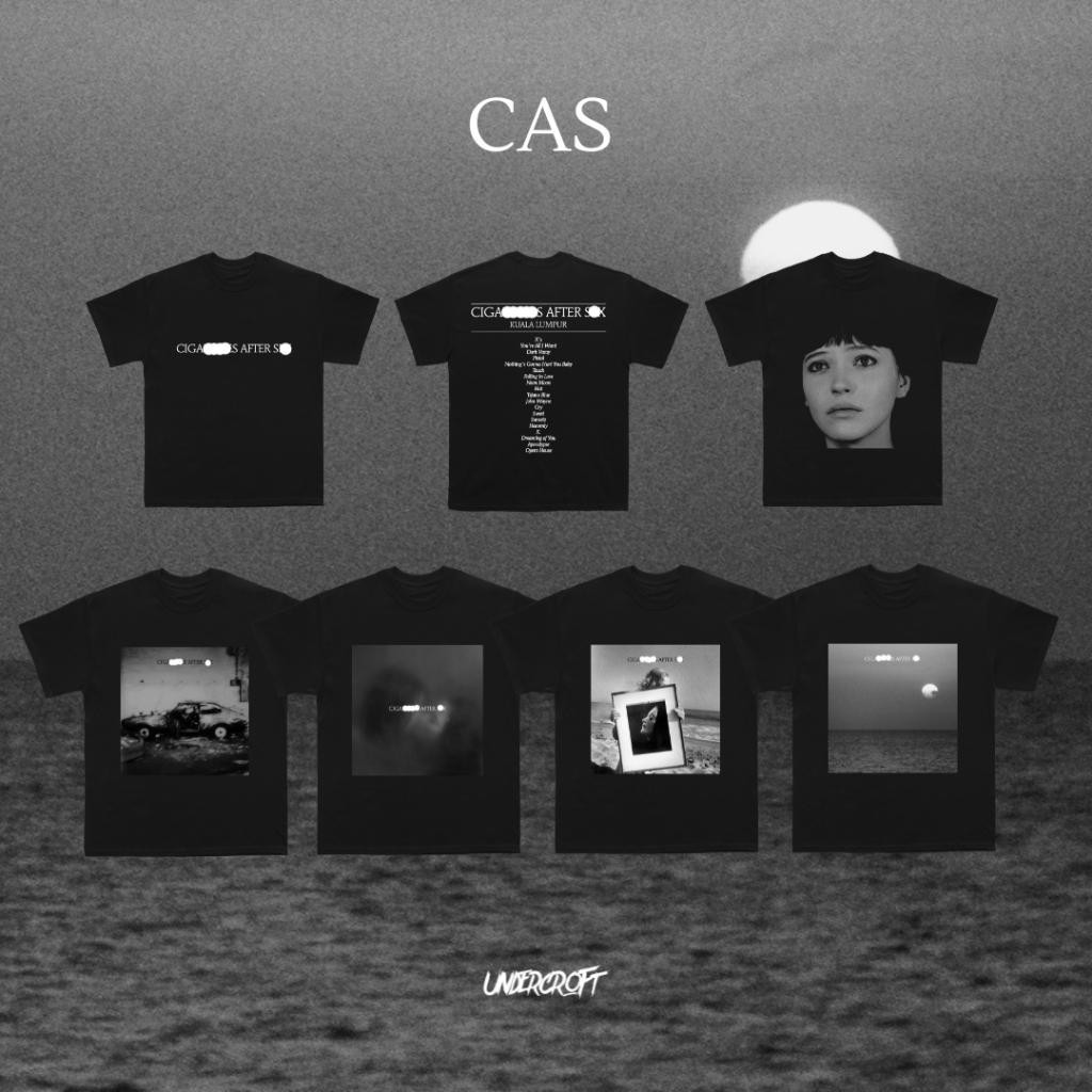 เสื้อยืดวง Cigarettes After Sex Band CAS Band WORLD TOUR 2025 ผ้าคอตตอนเนื้อนุ่ม S-5XL