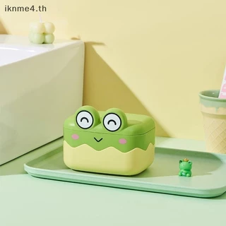 [ikn] กล่องสบู่ท่อระบายน้ํารูปกบน่ารักกล่องสัตว์พลาสติกแบบพกพาห้องน้ําลื่นตกแต่งบ้านวัสดุ หน้า ที่ใส่ฝักบัว [ไทย]
