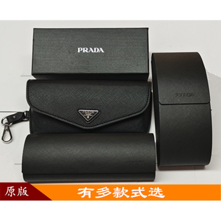 Original PR Prada แว่นตากันแดด สำหรับสายตาสั้น พร้อมเคสม้านิล.resistant แบบพกพา
