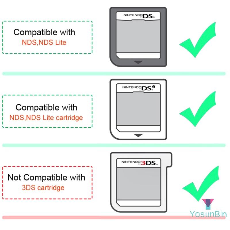 YosunBin] 6 In 1 Portable 3DS Game Storage Case NDS Box 2DS Game Card Holderpatible With DS Lite NDS