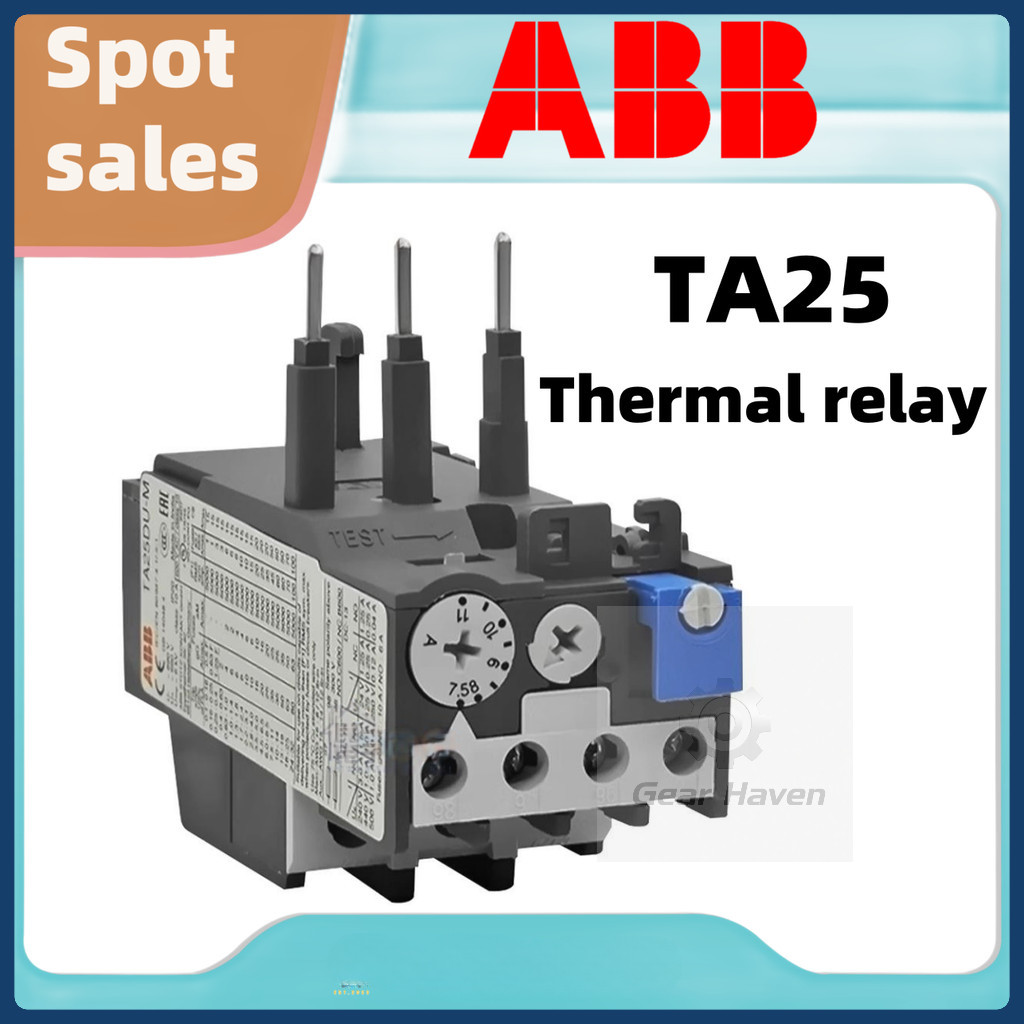 รีเลย์ป้องกันความร้อน ABB TA25DU-M ป้องกันการโอเวอร์โหลด TA25DU-0.16M 0.25M 0.4M 0.63M 1.0M 1.4M 1.8
