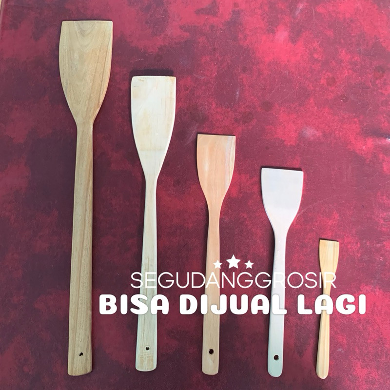 CAN CO 1 ชิ้น WOODEN SPATULA / WOODEN SPATULA / WOODEN SPATULA